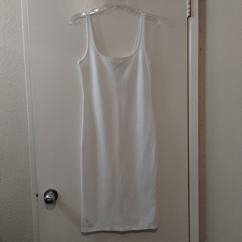 Forever 21 White Knit Dress Size L nwt